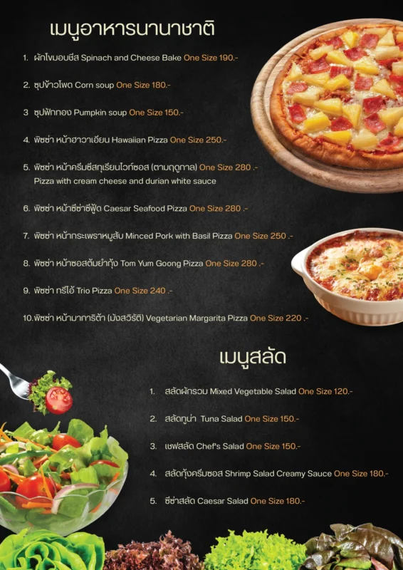 food menu raithipochakiri farmstay pa la u hua hin 07