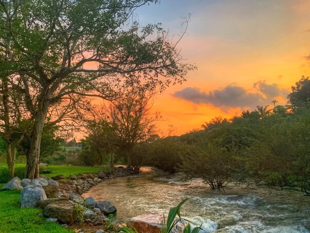 pranburi river sunset raithipochakiri farmstay pa la u hua hin